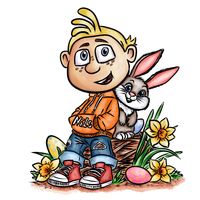 Der kleine Nils Ostern